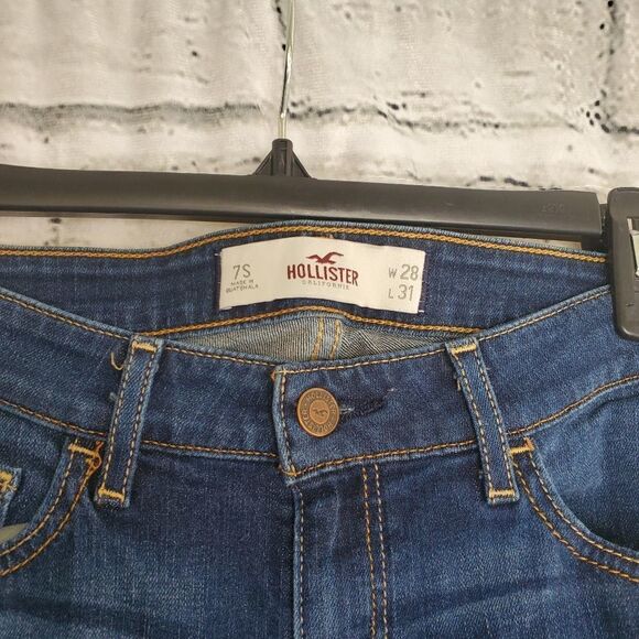 Hollister 7S 28x31 bootcut Womens Jeans - Picture 9 of 10